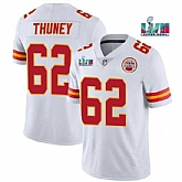 Men & Women & Youth Kansas City Chiefs #62 Joe Thuney White Super Bowl LVII Patch Vapor Untouchable Limited Stitched Jersey,baseball caps,new era cap wholesale,wholesale hats